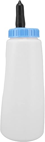 Miniatura 3 de Biberón de granja, biberón vertical de 2.5 litros con asa, botella de lactancia de terneros de sellado fuerte para corderos, terneros y otros