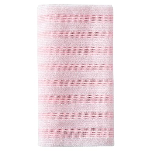 Body Scrubber - Back Scrubber | Shower Brush | Body Scrubber Exfoliator | Bath Body Back Wash Cloth Towel | Striped Design Cleaning Tool For Home, Dormitory, Travel, & Business Trip
