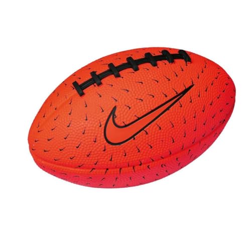 Nike Unisex – Adultos Playground FB Mini Deflated American Football – Total Crimson/Black, 5