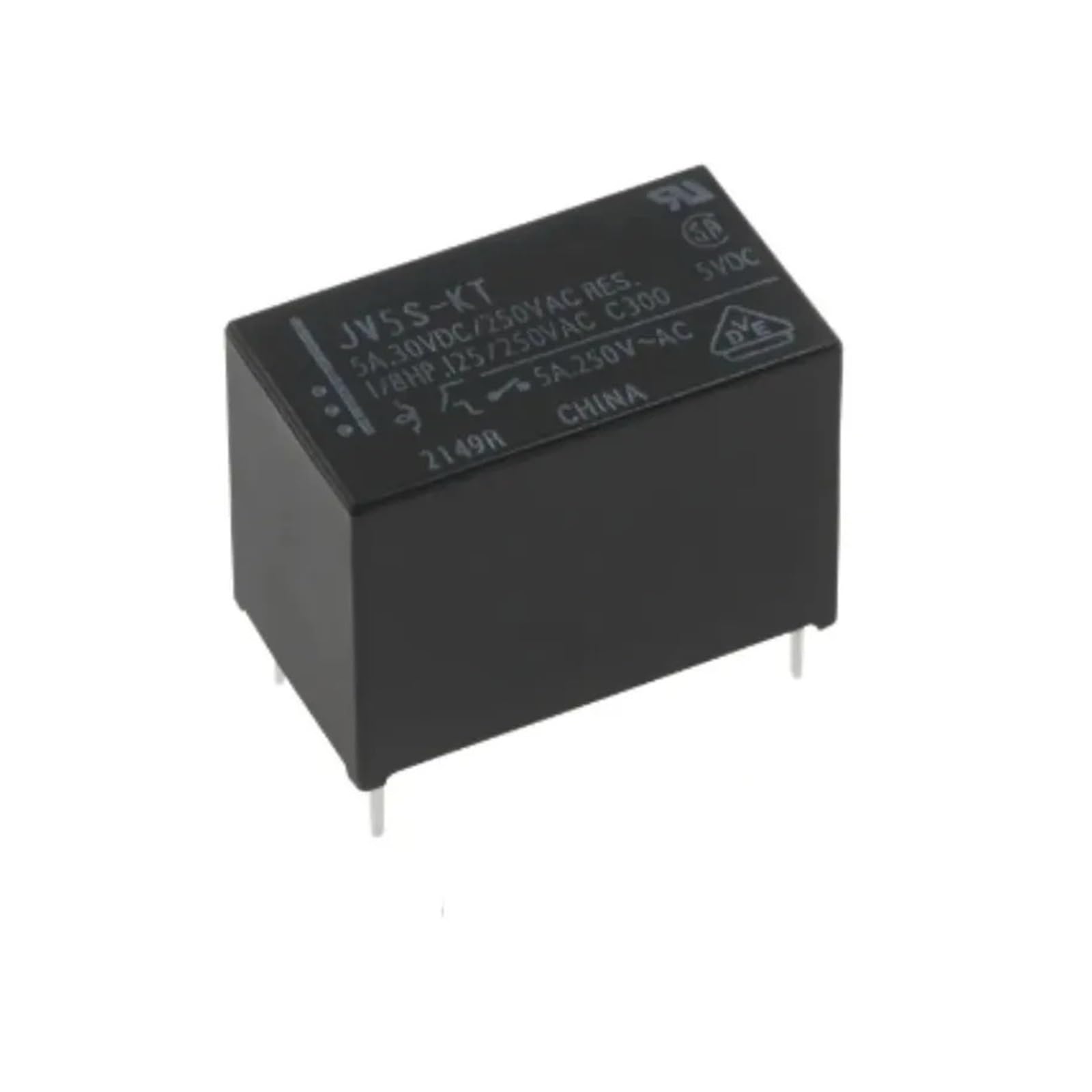 OSHZIKJII 10pcs/lot relay 5A 4feet JV5S-KT