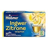 Meßmer Ingwer-Zitrone | 20 Teebeutel | Vegan