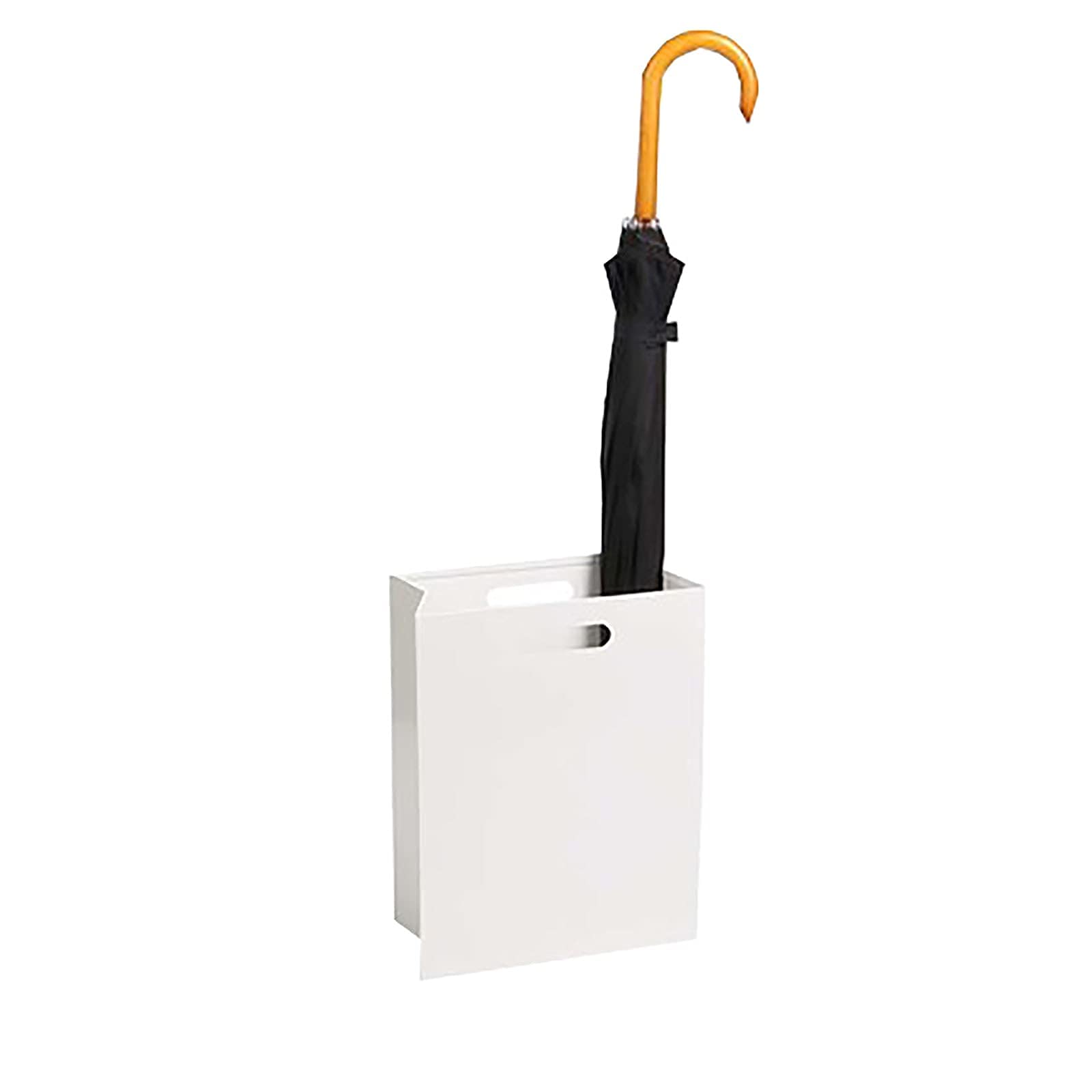 GHHVFEC Stylish Black Metal Umbrella Stand for Home & Office, 30 x 13 x 40 cm, Elegant & Durable Design, Perfect for nizing Umbrellas and Accessories