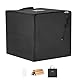 VEVOR Fotostudio-Leuchtkasten, 12 x 12 Zoll, 3000–5600 K, einstellbare 3 Farbtemperaturen, professionelles Aufnahmezelt-Set mit 120 LEDs, 6 doppelseitigen Farbhintergründen, hoher CRI ≥ 95 für kleine