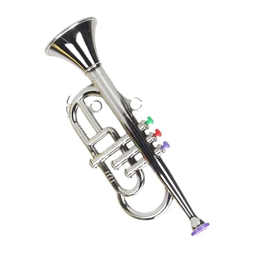 Toy De Trompeta Simulado - Instrumento De Latón De Viento Musical Para Niños Pequeños | Diversión Aprendiendo Trompeta Para Niños Y Niñas, Inspira Habilidades Musicales En Preescolar, Juguete De Sonid