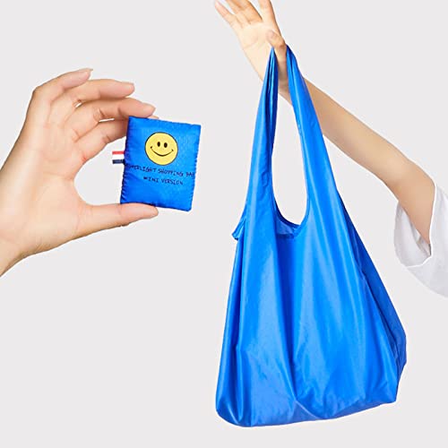 Oukerde Sac de Shopping,Écologique Sacs à Provisions,Sac Courses reutilisable,Sac de Courses Pliable,Sac de Shopping pour la Plage,Bon pour Faire l'épicerie vêtements légumes,matériau en Nylon Cover