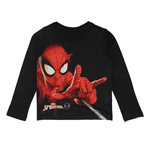 Image of Marvel Spiderman by Wear Your Mind Boy's Regular Fit Long Sleeve Top