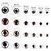Fishing Lure Eyes 3D/4D/5D Fish Eyes Realistic Artificial Fly Tying Eyes for Making Fishing Bait Lures Crafts DIY Materials Tool