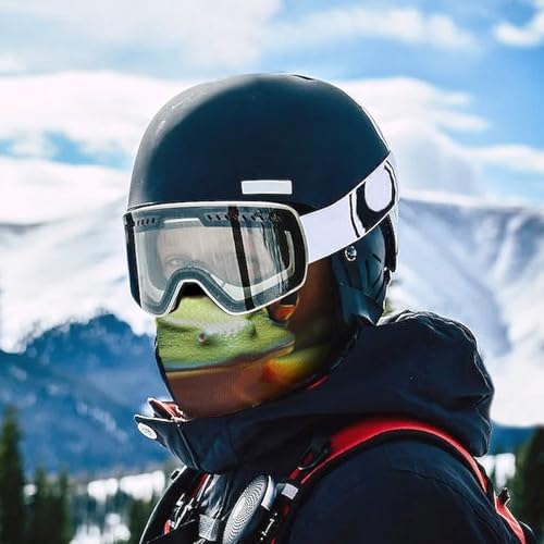 Balaclava para hombre, máscara para esquí y ciclismo, cubreboca térmico y transpirable para invierno miniatura 5