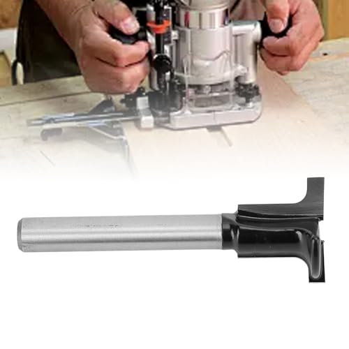 Image of T Slot Keyhole Router Bit 1 /4 Inch Shank 3 /8 Inch 1 /2 Inch Blades Diameter T Slot Cutter Router Bit Wood Milling Cutter