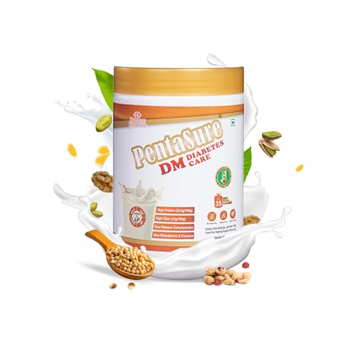 PentaSure DM – Diabetes Care Nutrition Drink to help manage Blood Sugar levels| Vanilla Flavor| 400 gm | 4 Proteins| High Fiber & Zero Maltodextrin - Image 3