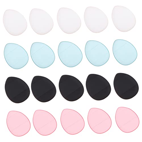 BIUDECO Mini Makeup Puff 20pcs Dry/wet Powder Face Powder Applicator Beauty Sponge Set for Foundation