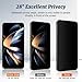 2 Pack Matte Privacy Screen Protector for Samsung Galaxy S25 Ultra 5G,9H Tempered Glass,Anti-Glare,Anti-Spy,Anti-Scratch, Smooth and Responsive Absolute Fingerprint Compatibility Touch Screen HD Clear