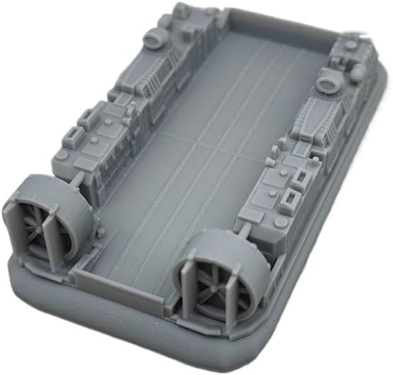 KUENCE 2PCS 1/700 1/350 Scale LCAC Landing Craft Model Simulation Resin Boat Length 3.83cm 7.65cm DIY Parts for Sand Table Interaction(1 to 350 (7.65cm))