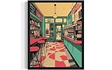 Vintage Store Pop Art Print Poster, Retro Wall Art Decor Paintings Classic Artwork...