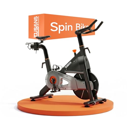 Image of TOUSAINS Magnetic Spin Bike for Home - Heavy Flywheel Exercise Bike, Low Noise Indoor Cycling Bike with Free Training APP, 32-Level Resistance Stationary Bike for Home Gym