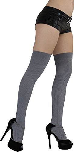 Image of ToBeInStyle Women's Over The Knee Knit Thigh High Warm Socks
