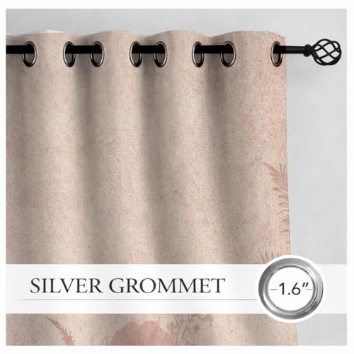Image of STITCHNEST 'Whispering Gardens Series' Premium Heavy Polyester 100% Blackout Curtains 7 Feet Long Set of 1 | Door Curtain 7 Feet x 4 Feet | Perfect for Home Decor