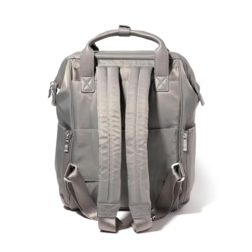 Image of Baggallini Chelsea Laptop Backpack, Steel Grey Twill