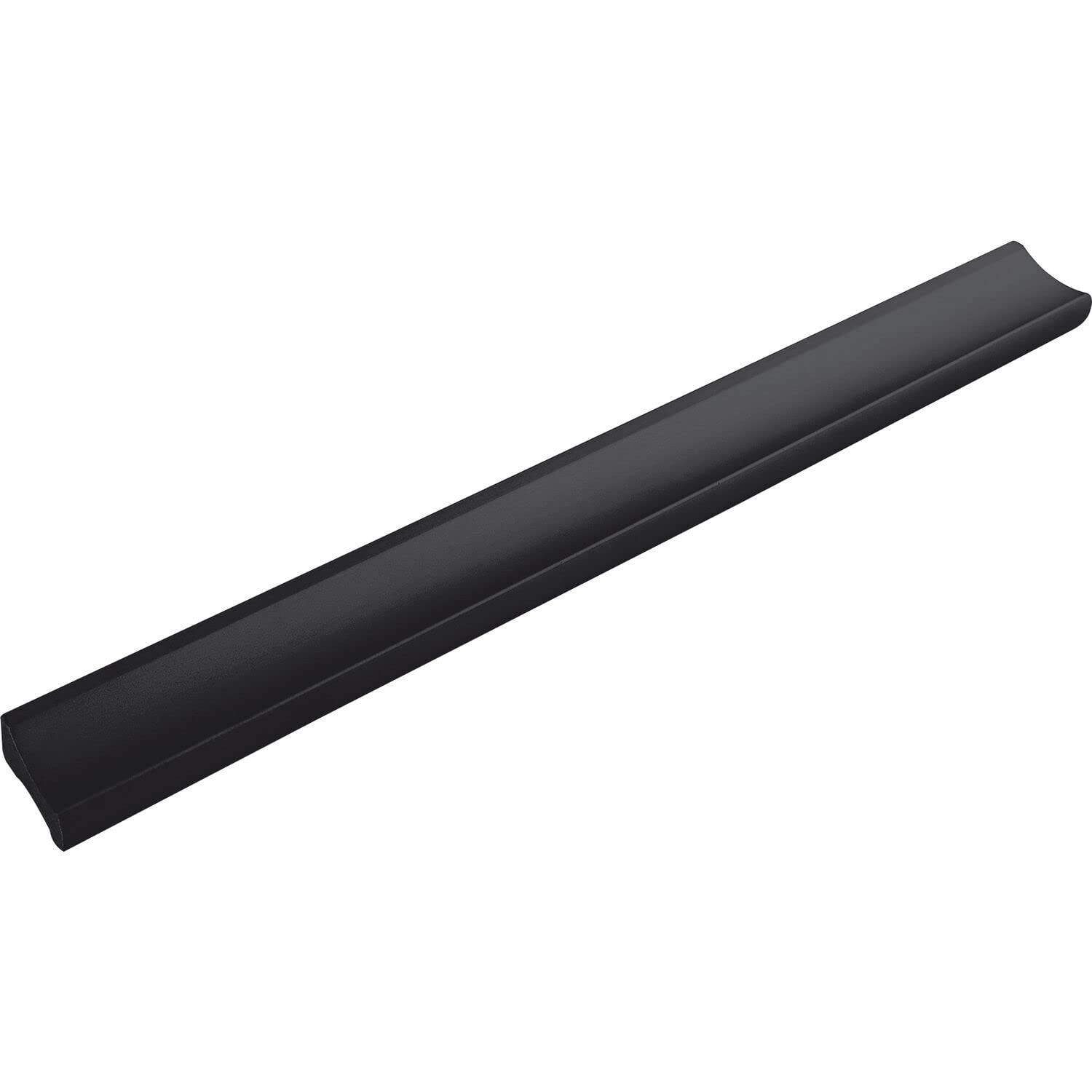 ALLES IM GRIFF Alto LA Furniture Handle 160 mm Flat Drawer Handle Width 200 mm Ideal Drawers Aluminium Black Matt