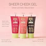 Pixi Sheer Cheek Gel - Flushed | Gel Blush For A Sheer Flush Of Colour | Oil-Free & Fragrance-Free Hydrating Liquid Blush | 0.45 Fl Oz - Image 3