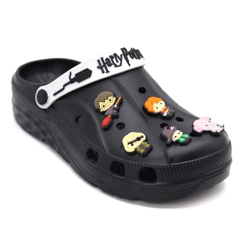 Image of SVAAR x Harry Potter Men's Magical Clogs with 10 Authentic Harry Potter Charms Included and Adjustable Back Strap