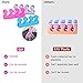 SUNFATT Toe Separators for Pedicure,Toe Separators for Nail Polish,Pedicure Toe Spacers,Toe Spacers use for separation of toenails or nails,Soft Gel Toenail Spacers Pedicure Kit.(6pcs)