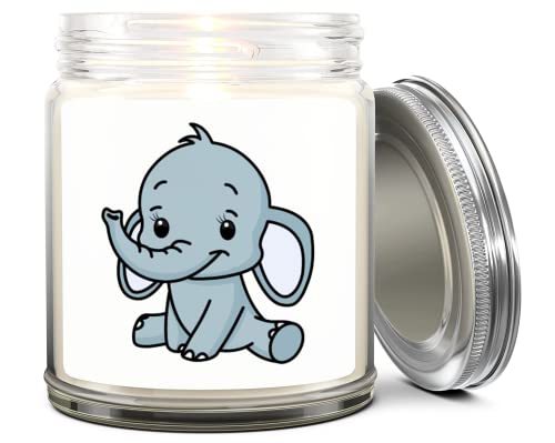 1OAK Lavender Scented Candles - Elephant Candle - Elephant Gifts