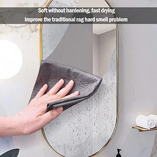 Laikadi 6/8/10Pcs Magic Thickened Cleaning Cloth, Microfiber Magic Streak Free Miracle Cleaning Cloth, Reusable Magic Rag, Lint Free Cloth For Windows, Kitchens, Glass, Cars (6) #TOP1