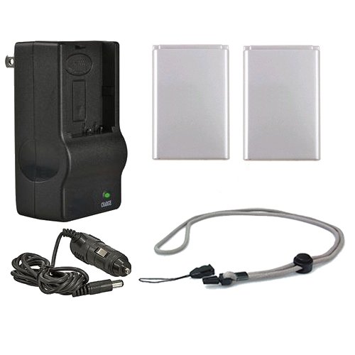 Sanyo Xacti VPC-FH1 A alta capacidad inteligente pilas (2 unidades) + AC/DC cargador de viaje + NWV directa de microfibra gamuza de limpieza.