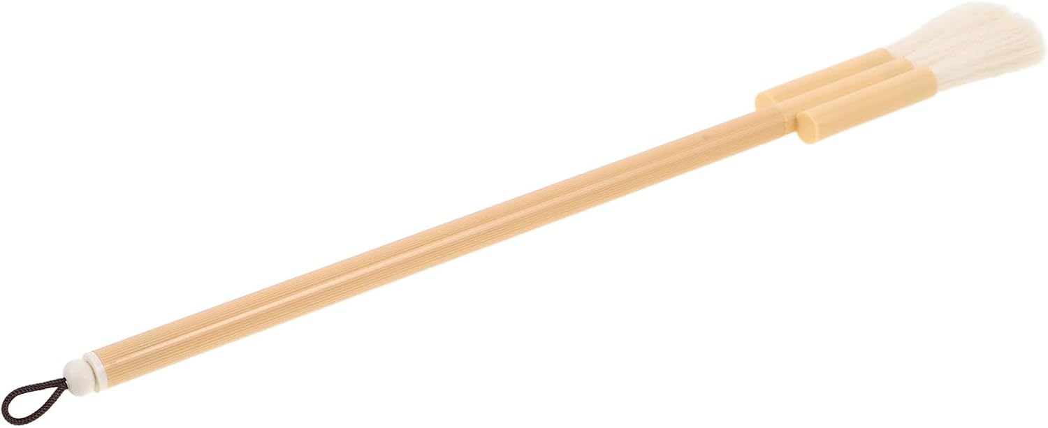 Ipetboom Goat Hair Watercolor Hake Brush Set with Natural Handle, Soft Flat Paintbrushes for Beginners and Artists, for Wash Techniques and Background Painting