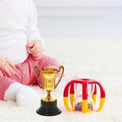 STOBOK Portátil 32Pcs Mini Troféus Para Crianças Copos De Prêmio De Troféu De Troféus De Plástico Pa