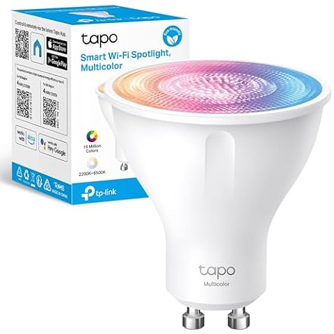 TP-Link Tapo L630 GU10 Smart Bulb Multicolour Dimmable LED Light Bulb