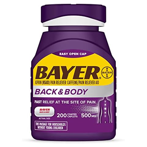 Bayer Back & Body Extra Strength Aspirin, 200 Count Cover