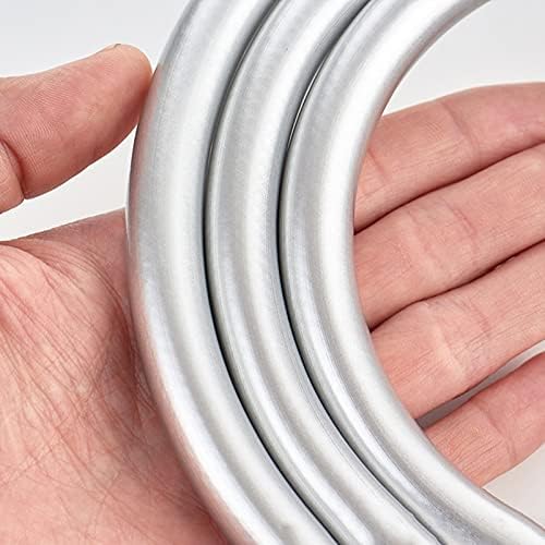 PVC Smooth Shower Hose 78.7 Inch(2M) with Anti-Twist Brass Connections - Universal Anti-Kink and Leak-Proof