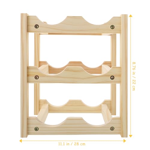 Rangement bouteilles polyvalent et stable, support de stockage simple à monter - 3