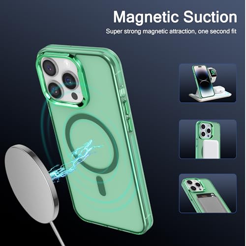 Coque iPhone 15 Pro MagSafe verte idéale pour vos sorties - 2
