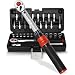 Hairich Drehmomentschlüssel Fahrrad 1/4 Zoll 1–25 Nm, ±3% Genauigkeit, 72-Zähne Ratsche, 33-teiliges Torque Wrench Set mit Verlängerung, 1/4- 3/8 Adapter & Kardangelenk, für Fahrrad & Motorrad