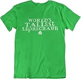NYC FACTORY Men's World's Tallest Leprechaun St. Patrick's Day Irish T-Shirt (Irish, 2XL)