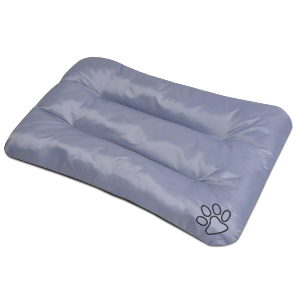 Cuccia per cani, taglia XL, grigio, tessuto Oxford PU impermeabile, 100 x 70 x 8 cm, lavabile e antiscivolo, comodo cuscino per cani, cuccioli, anziani, ideale per soggiorno, viaggio
