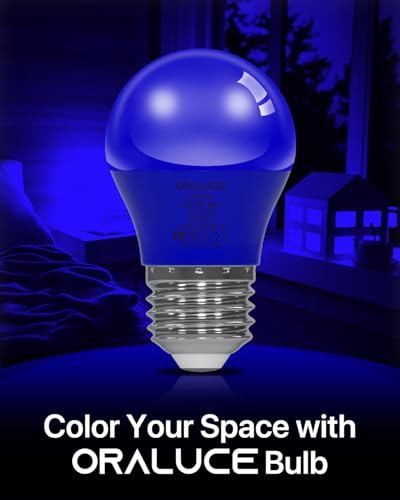 Oraluce G45E26 6 Colors Porch Light Bulb 40 Watt Equivalent,A15 Led Bulbs thumb #7