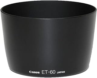 Canon ET-60 Lens Hood For EF 75-300mm f/4.5-5.6/2, /3, USM/2, USM/3, EF-S 55-200mm f/4.5-5.6 IS, Black