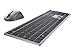 Dell KM7321W, Wireless, Multimedia, Tastatur und Maus Set, US International (QWERTY), schwarz