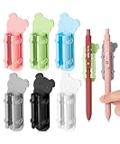Mr. Pen- Adhesive Pen Holders, 6 Pack, Colorful Koala Shaped Silicone Pen Holder for Wall, Pencil Clips Compatible with 0.27'-0.79' Pencils, Markers
