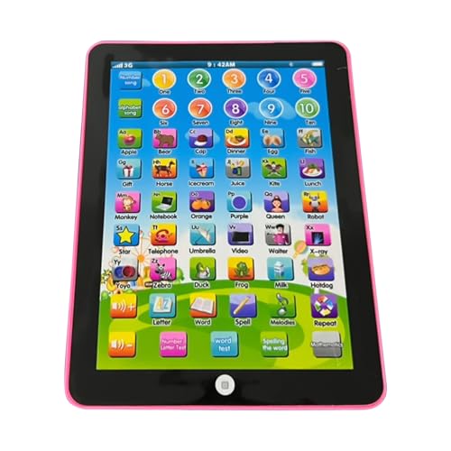 Lerntablet für Kinder – Lerngerät, Bildschirmpad für Kleinkinder | Interaktives Lernwerkzeug, intelligente Konsole, Plattform für Kinder