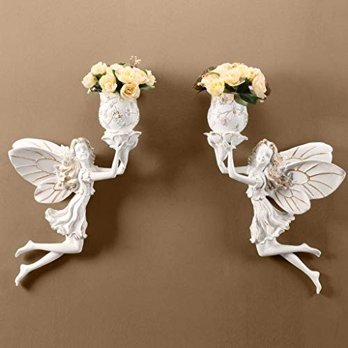 Cadeau de nouveauté sculpture murale blanche design fleur - 2