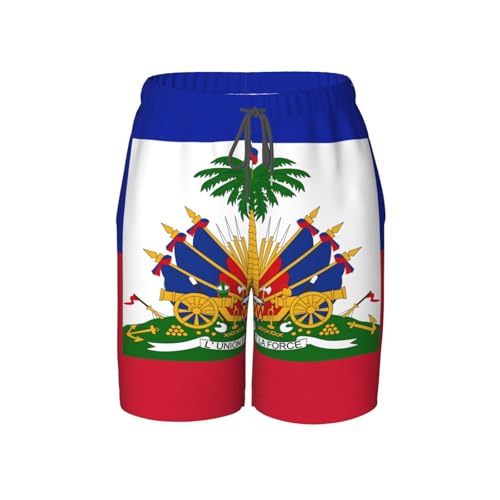 Mexican Flag Teen Boys Swim Trunks Quick Dry Shorts Summer Beach Shorts for Big Boys