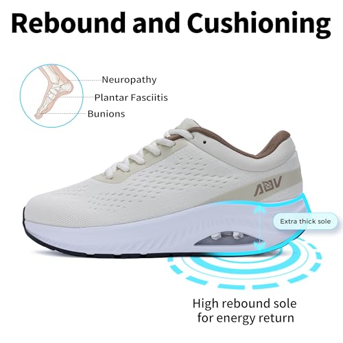 Image of Womens Arch Support Walking Shoes Wide Toe Box Orthotic Sneakers Tennis Shoes for Plantar Fasciitis Pain Relief Size 6-11