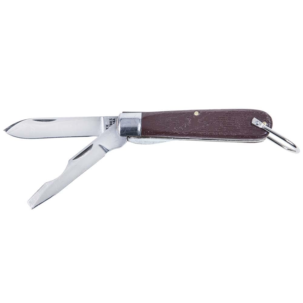 Klein Tools 1550-2 Electricians Knife, 2 Blade Pocket Knife, Steel, 2-1/2-Inch Blade