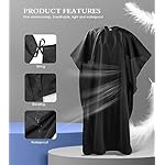 Hair Cutting Scissors Kits,11Pcs Professional Haircut Scissors Kit with Comb,Clips,Cape,New Craftsmanship Stainless Steel Hairdressing Thinning Shears Set for Barber,Salon,Home,Men,Women - Image 4