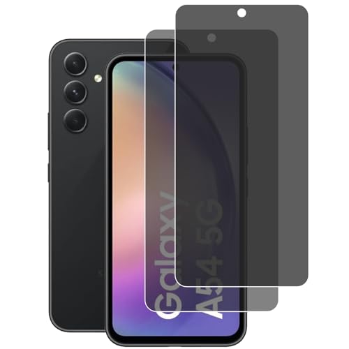 KELOLIN [2 Stück für Samsung Galaxy A54 5G Privatbildschirm für Panzerglas 9H Härte Anti-Spy Anti-Kratzen Sichtschutz Schutzfolie Kompatibel mit Samsung Galaxy A54 5G